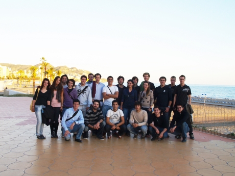 Visita de los alumnos al Paseo de Poniente de Benidorm